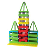 Maxbell 100Pcs Wooden Blocks Stacking Game Board Games for New Year Festival Parties