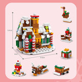 Maxbell Mini Building Set with LED Light 2023 for New Year Present Party Favors Kids