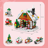 Maxbell Mini Building Set with LED Light 2023 for New Year Present Party Favors Kids