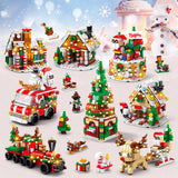 Maxbell Mini Building Set with LED Light 2023 for New Year Present Party Favors Kids