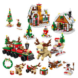 Maxbell Mini Building Set with LED Light 2023 for New Year Present Party Favors Kids