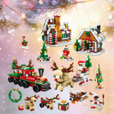 Maxbell Mini Building Set with LED Light 2023 for New Year Present Party Favors Kids