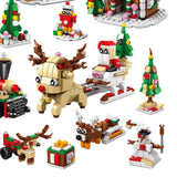 Maxbell Mini Building Set with LED Light 2023 for New Year Present Party Favors Kids