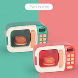 Maxbell Kids Microwave Toy with Lights and Sounds Playing with Food and Kitchen Toys Green