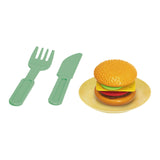 Maxbell Kids Microwave Toy with Lights and Sounds Playing with Food and Kitchen Toys Green