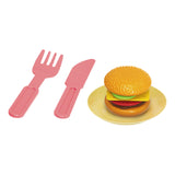 Maxbell Kids Microwave Toy with Lights and Sounds Playing with Food and Kitchen Toys Red