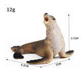 Maxbell Mini Sea Animal Figures Toy Small Kids Toys for Party Favors Holiday Present Sea Lion