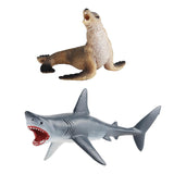 Maxbell Mini Sea Animal Figures Toy Small Kids Toys for Party Favors Holiday Present Sea Lion
