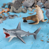 Maxbell Mini Sea Animal Figures Toy Small Kids Toys for Party Favors Holiday Present Sea Lion