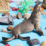 Maxbell Mini Sea Animal Figures Toy Small Kids Toys for Party Favors Holiday Present Sea Lion