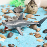 Maxbell Mini Sea Animal Figures Toy Small Kids Toys for Party Favors Holiday Present Gray