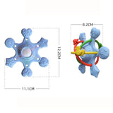 Maxbell Baby Chew Toy Baby Busy Ball for Tactile Training Coordination Concentration blue