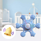 Maxbell Baby Chew Toy Baby Busy Ball for Tactile Training Coordination Concentration blue