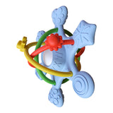 Maxbell Baby Chew Toy Baby Busy Ball for Tactile Training Coordination Concentration blue