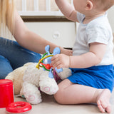 Maxbell Baby Chew Toy Baby Busy Ball for Tactile Training Coordination Concentration blue