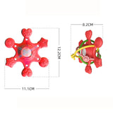 Maxbell Baby Chew Toy Baby Busy Ball for Tactile Training Coordination Concentration red