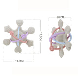 Maxbell Baby Chew Toy Baby Busy Ball for Tactile Training Coordination Concentration Khaki