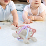 Maxbell Baby Chew Toy Baby Busy Ball for Tactile Training Coordination Concentration Khaki