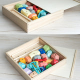 Maxbell Wooden Stacking Stones Balance Stones for Birthday Gift Age 3 4 5 6 Children