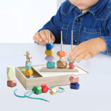 Maxbell Wooden Stacking Stones Balance Stones for Birthday Gift Age 3 4 5 6 Children