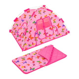 Maxbell 18 inch Girl Dolls Camping Tent Set Doll Accessories for Girls Kids Children Style D