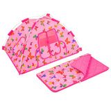 Maxbell 18 inch Girl Dolls Camping Tent Set Doll Accessories for Girls Kids Children Style D