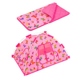 Maxbell 18 inch Girl Dolls Camping Tent Set Doll Accessories for Girls Kids Children Style D