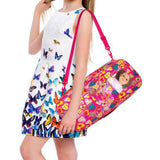 Maxbell Girl Doll Carrier Case Fits 18inch Doll Holiday Gifts Girl Gift Shoulder Bag Cartoon