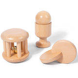 Maxbell 6Pcs Wooden Baby Toys Preschool for Festival Gift Thanks Giving Day New Year