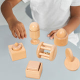 Maxbell 6Pcs Wooden Baby Toys Preschool for Festival Gift Thanks Giving Day New Year