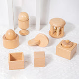 Maxbell 6Pcs Wooden Baby Toys Preschool for Festival Gift Thanks Giving Day New Year