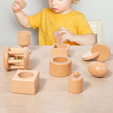 Maxbell 6Pcs Wooden Baby Toys Preschool for Festival Gift Thanks Giving Day New Year