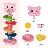 Maxbell Ball Run Ramp Drop and Rolling Swirling Toy for Party Favors Toys Gifts 5 Layer