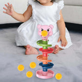 Maxbell Ball Run Ramp Drop and Rolling Swirling Toy for Party Favors Toys Gifts 5 Layer