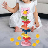 Maxbell Ball Run Ramp Drop and Rolling Swirling Toy for Party Favors Toys Gifts 7 Layer