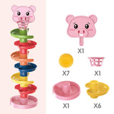 Maxbell Ball Run Ramp Drop and Rolling Swirling Toy for Party Favors Toys Gifts 7 Layer