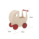 Maxbell Baby Push Walkers for Babies Learning to Walk Ages 1 2 3 Valentines Day Gifts wood color