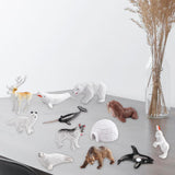 Maxbell 12x Arctic Animal Toys Development Playset for Holiday Kindergarten Festivals