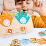 Maxbell Educational Learning Number Toy Montessori Toy for 3 4 5 Year Old Boys Girls