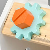 Maxbell Kids Toys Play Workbench Set Wood Wrench Toy Tool Set for Children Babies