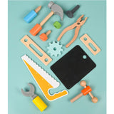 Maxbell Kids Toys Play Workbench Set Wood Wrench Toy Tool Set for Children Babies