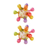 Maxbell Baby Teething Ball Baby Teething Toys for Girls Boys Toddlers Gifts Pink