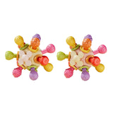 Maxbell Baby Teething Ball Baby Teething Toys for Girls Boys Toddlers Gifts Pink