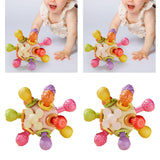 Maxbell Baby Teething Ball Baby Teething Toys for Girls Boys Toddlers Gifts Pink