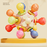 Maxbell Baby Teething Ball Baby Teething Toys for Girls Boys Toddlers Gifts Pink