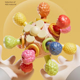 Maxbell Baby Teething Ball Baby Teething Toys for Girls Boys Toddlers Gifts Pink