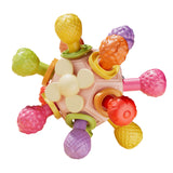 Maxbell Baby Teething Ball Baby Teething Toys for Girls Boys Toddlers Gifts Pink