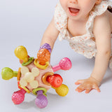 Maxbell Baby Teething Ball Baby Teething Toys for Girls Boys Toddlers Gifts Pink