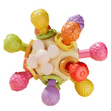 Maxbell Baby Teething Ball Baby Teething Toys for Girls Boys Toddlers Gifts Yellow