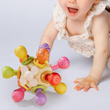 Maxbell Baby Teething Ball Baby Teething Toys for Girls Boys Toddlers Gifts Yellow